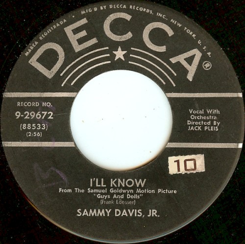 I'll Know / Adelaide