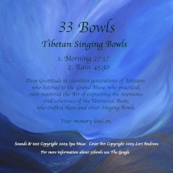 33 Bowls Tibetan Singing Bowls