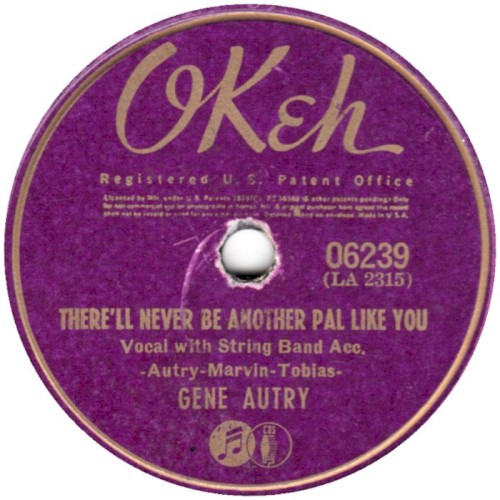 There’ll Never Be Another Pal Like You / Tears on My Pillow