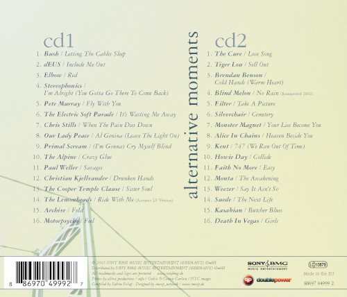 Alternative Moments