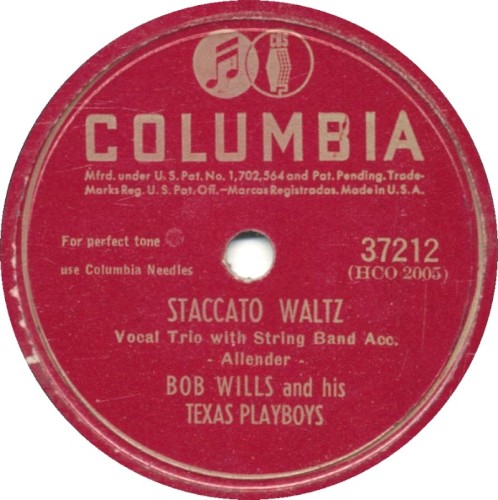 Staccato Waltz / Cotton Eyed Joe