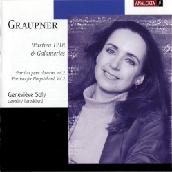 Partien 1718 & Galanteries: Partitas for Harpsichord, Vol. 2