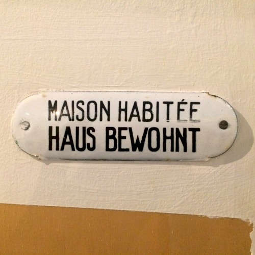 Maison habitée