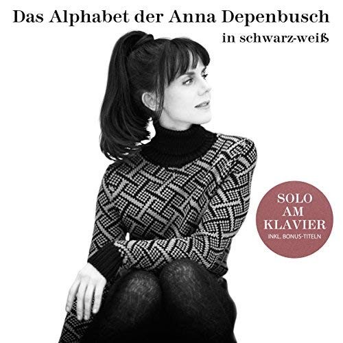 Das Alphabet der Anna Depenbusch in Schwarz-Weiß