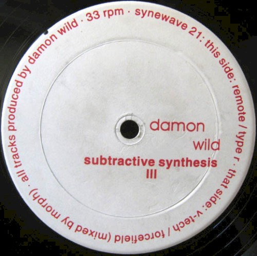 Subtractive Synthesis III
