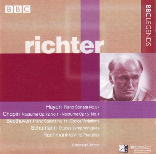 Haydn: Piano Sonata no. 37 / Chopin: Nocturne op. 72 no. 1 / Nocturne op. 15 no. 1 / Beethoven: Piano Sonata no. 11 / Eroica Variations / Schumann: Études symphoniques / Rachmaninov: 12 Preludes