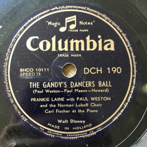 The Gandy Dancers' Ball / One for Me Baby