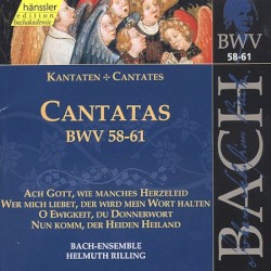 Cantatas BWV 58-61