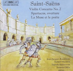 Violin Concerto no. 2 / Spartacus, Overture / La Muse et le poète