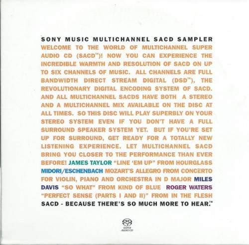 Sony Music Multichannel SACD Sampler