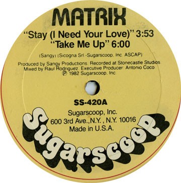 Stay (I Need Your Love) / Take Me Up