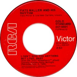 I Can't Give You Anything but Love, Baby / (It Will Have to Do) Until the Real Thing Comes Along