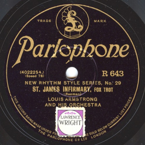 St. James' Infirmary / Nobody's Sweetheart