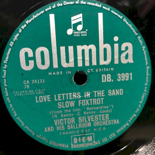 Love Letters in the Sand / I'm Gonna Sit Right Down and Write Myself a Letter