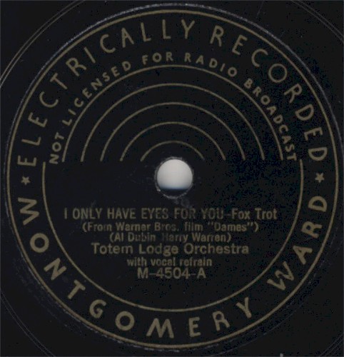 I Only Have Eyes for You / Moon Glow