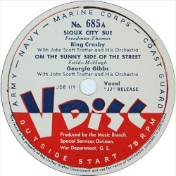 Sioux City Sue / On the Sunny Side of the Street / Derry Derry Dum / Just the Other Day