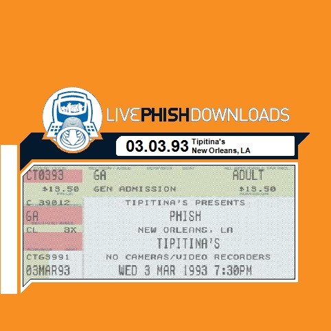 1993-03-03: Tipitina's, New Orleans, LA, USA