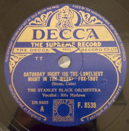 Saturday Night (Is the Loneliest Night in the Week) / You Moved Right In