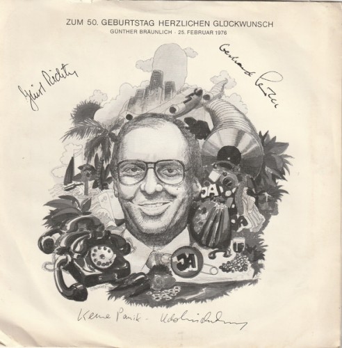 Zum 50. Geburtstag herzlichen Glückwunsch Günter Bräunlich