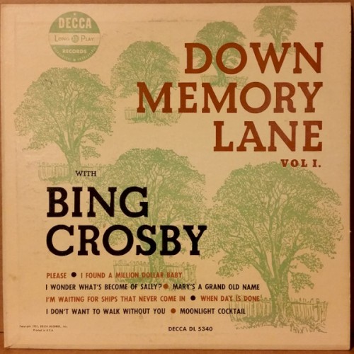 Down Memory Lane, Volume 1