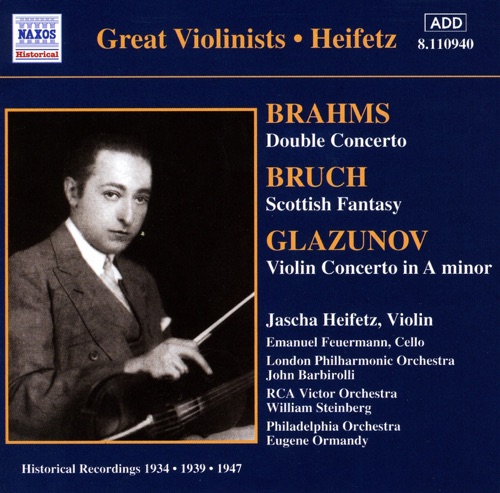 Brahms: Double Conceerto / Bruch: Scottish Fantasy / Glazunov: Violin Concerto in A minor