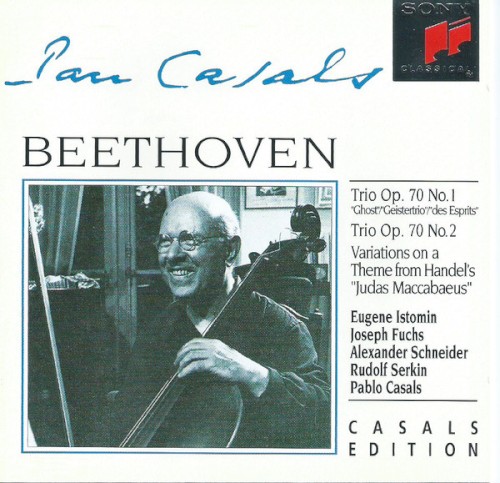 Trio op. 70, no. 1 / Trio op. 70, no. 2 / Variations on a Theme From Handel's "Judas Maccabaeus"