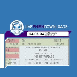 1994-04-05: The Metropolis, Montreal, Quebec, Canada