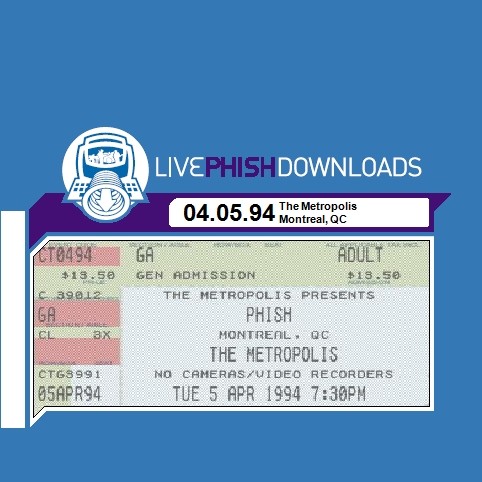 1994-04-05: The Metropolis, Montreal, Quebec, Canada