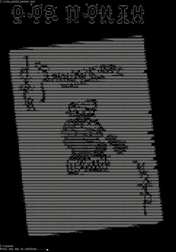 Dwelling of Duels 2018-04: DOS Month