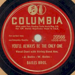 You'll Always Be The Only One / Oh So Many Years