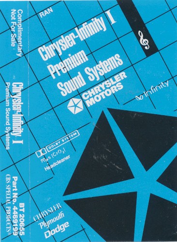 Chrysler-Infinity I Premium Sound Systems