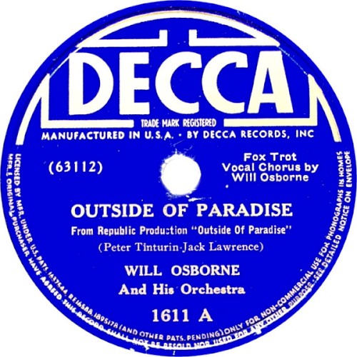 Outside of Paradise / Shenanigans