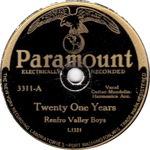 Twenty-One Years / I Wonder How the Folks Are at Home