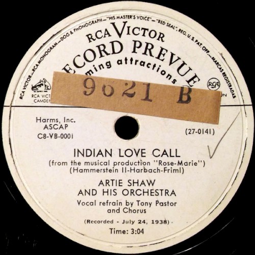 Indian Love Call / Carioca