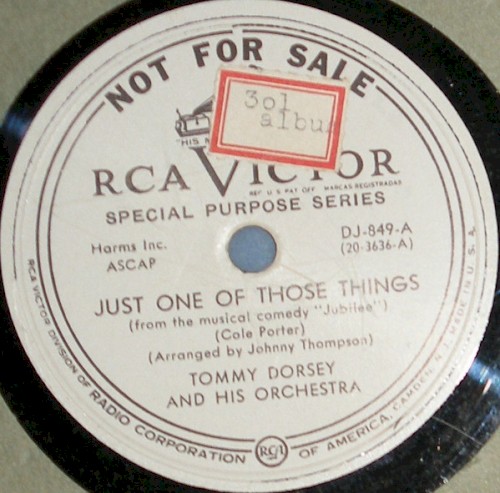 Just One of Those Things / Love for Sale