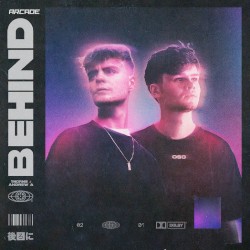 Behind