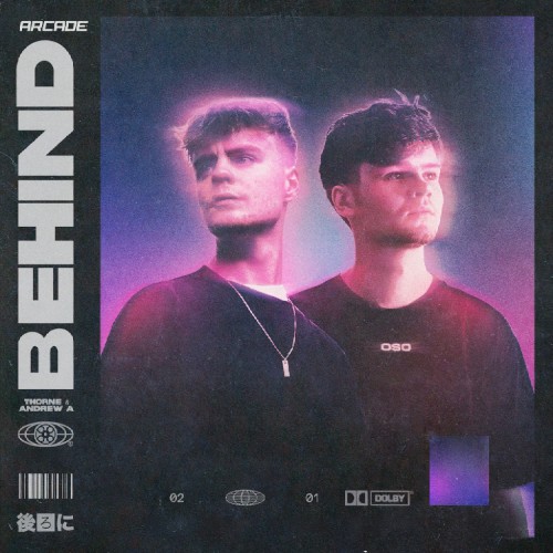 Behind