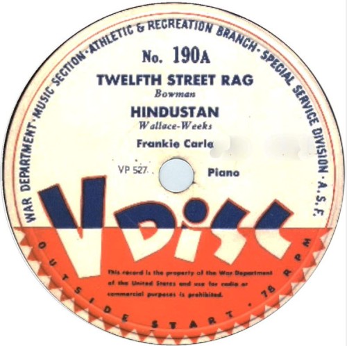 Twelfth Street Rag / Hindustan / Love for Sale / Easy to Love