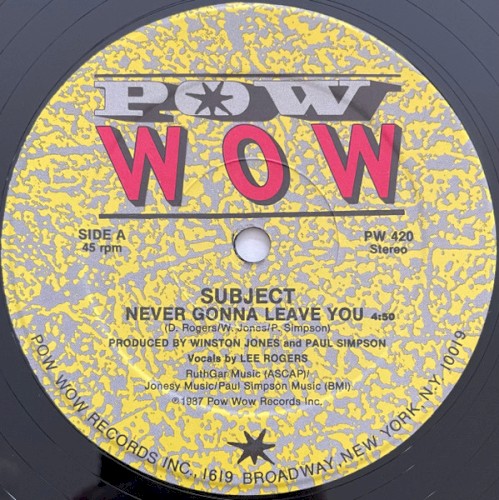 Never Gonna Leave You