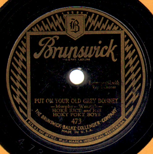 Put on Your Old Grey Bonnet / Wabash Blues