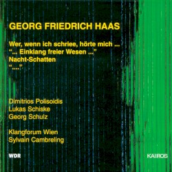 Wer, wenn ich schriee, hörte mich ... / "... Einklang freier Wesen ..." / Nacht-Schatten / "..."