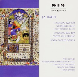 Cantatas, BWV 169 & 170 - Seven Sacred Songs