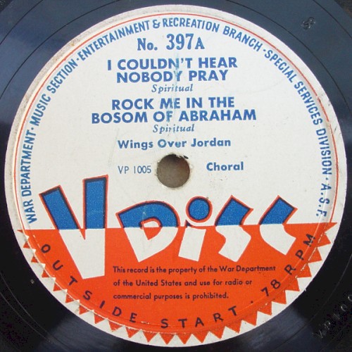 I Couldn’t Hear Nobody Pray / Rock Me in the Bosom of Abraham / Medley of Waltzes