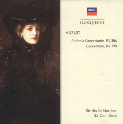 Sinfonia Concertante, KV 364 / Concertone, KV 190