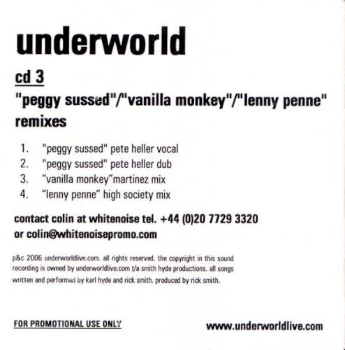 Peggy Sussed / Vanilla Monkey / Lenny Penne (Remixes)