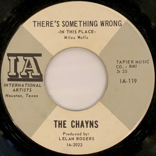 There's Something Wrong (In This Place)