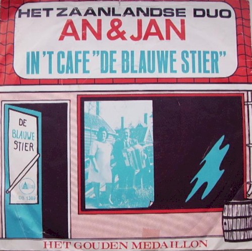 In 't café "De Blauwe Stier"