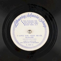 I Love You Very Much, Madame / Lamplight