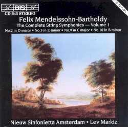 The Complete String Symphonies, Volume 1