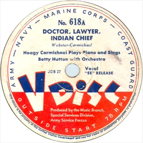 Doctor, Lawyer, Indian Chief / I Had but Fifty Cents / She Lived Next Door to a Firehouse